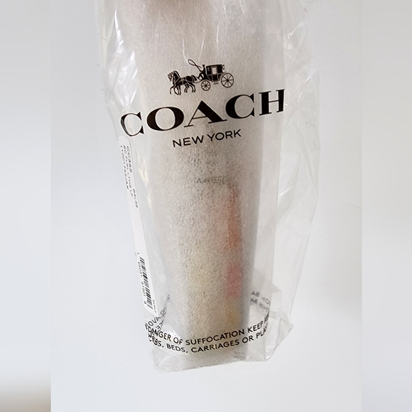 COACH Loop Bag Charm Key Ring in RETRO Classic Floral Print with Dog Clip NWT! - Picture 6 of 10